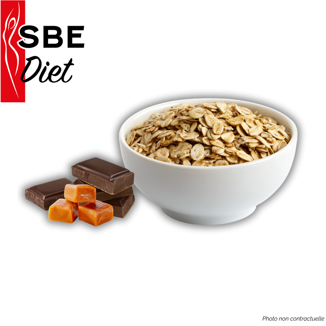 Muesli hyperprotéiné chocolat caramel – Pot de 450g Ma boutique