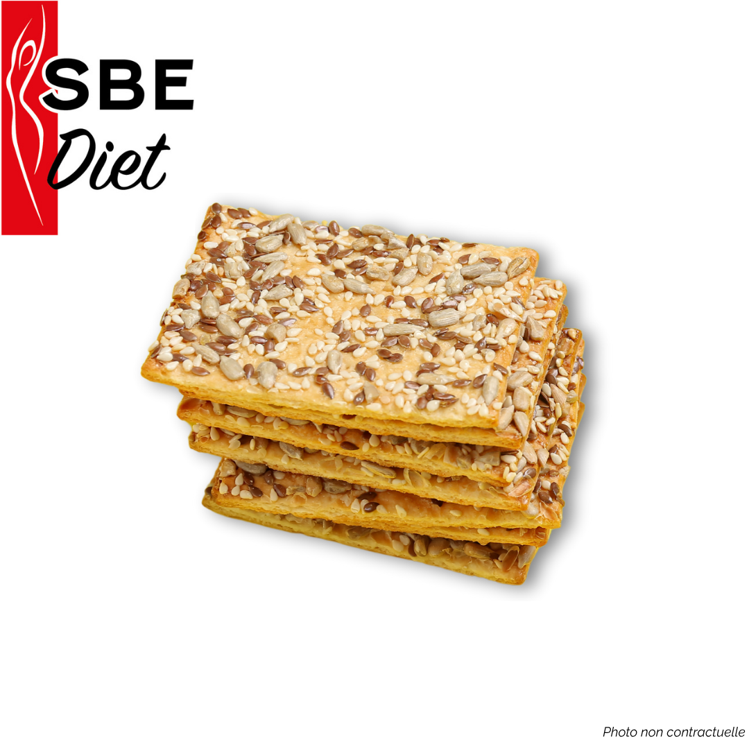 Crackers multi-graines hyperprotéinés – 200G Ma boutique