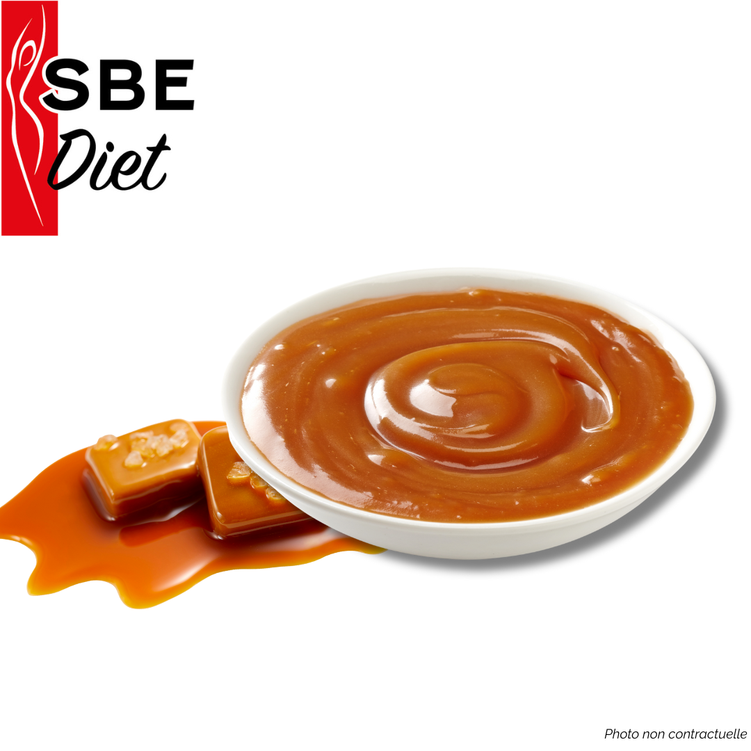 Entremets caramel hyperprotéiné