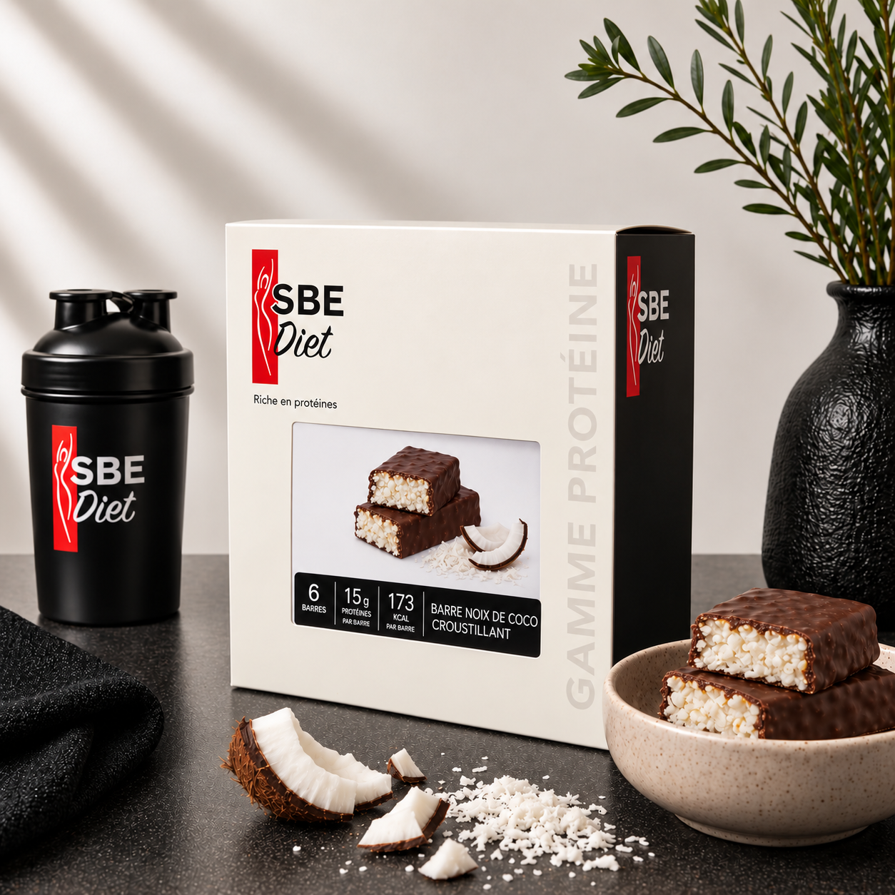 Barre noix de coco croustillant SBE DIET