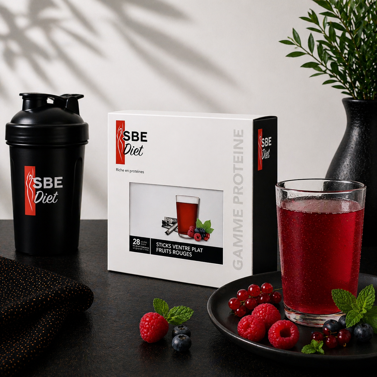 Boisson fruits rouges ventre plat Ma boutique