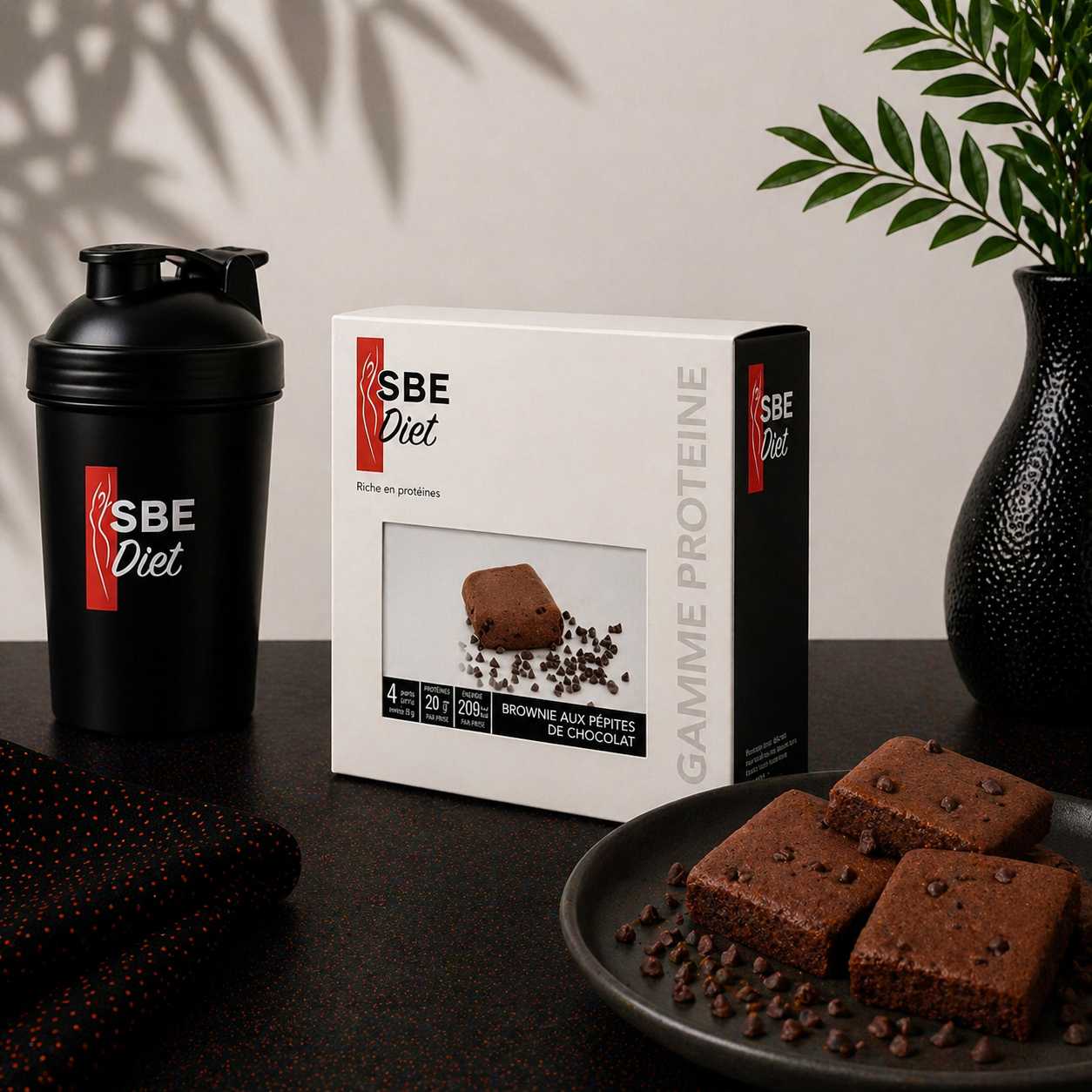 Brownie chocolat hyperprotéiné Ma boutique