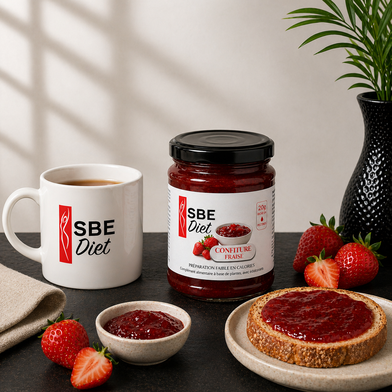 Confiture fraise sans sucres ajoutés Ma boutique