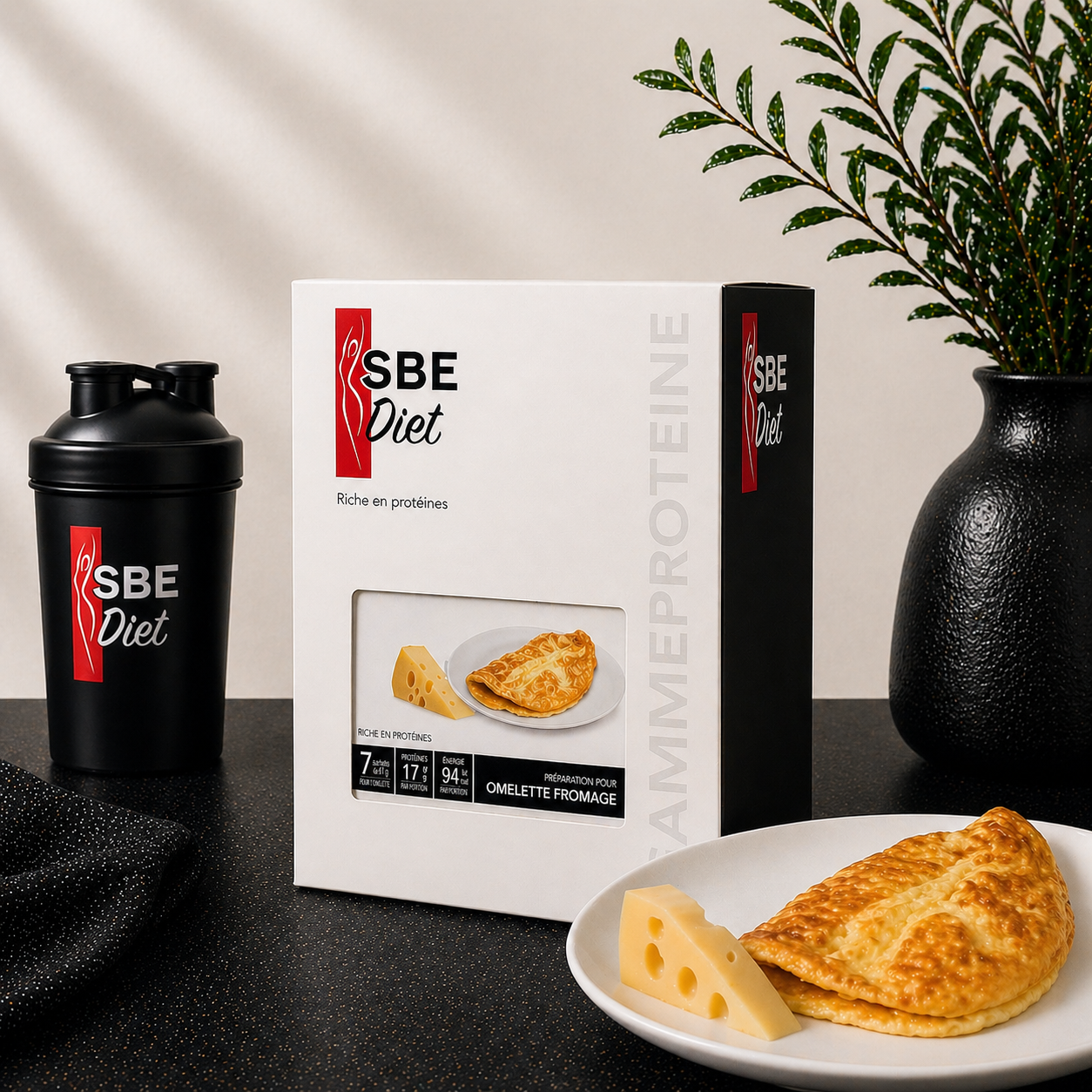 Omelette fromage hyperprotéinée Ma boutique