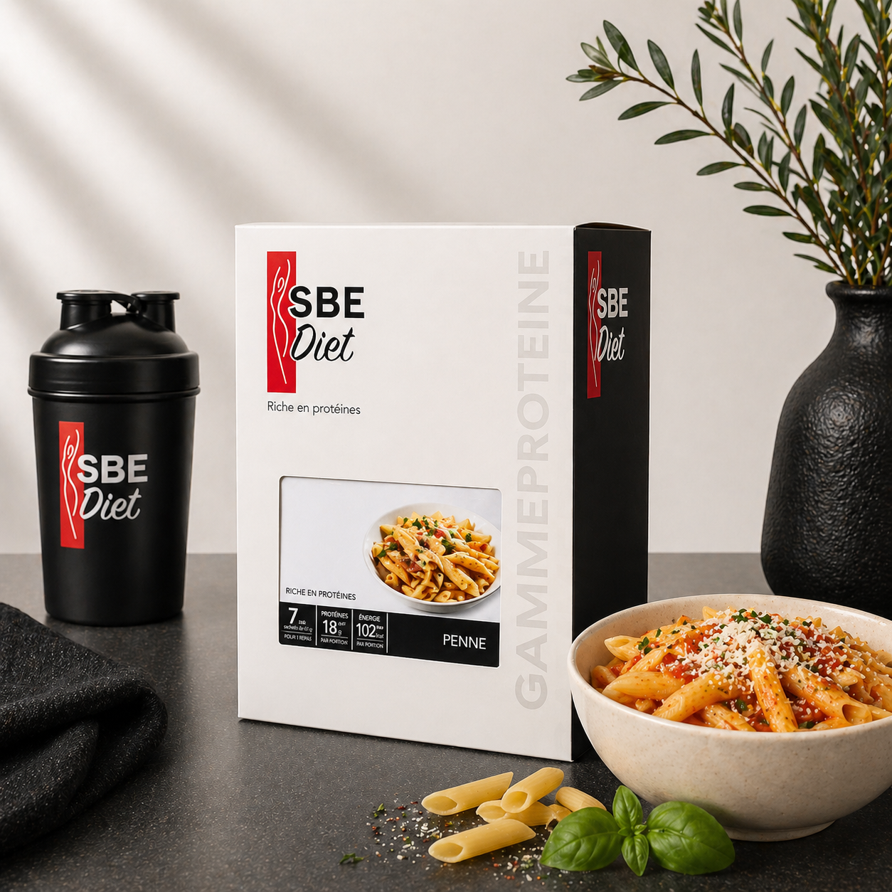 Penne nature hyperprotéinées Ma boutique