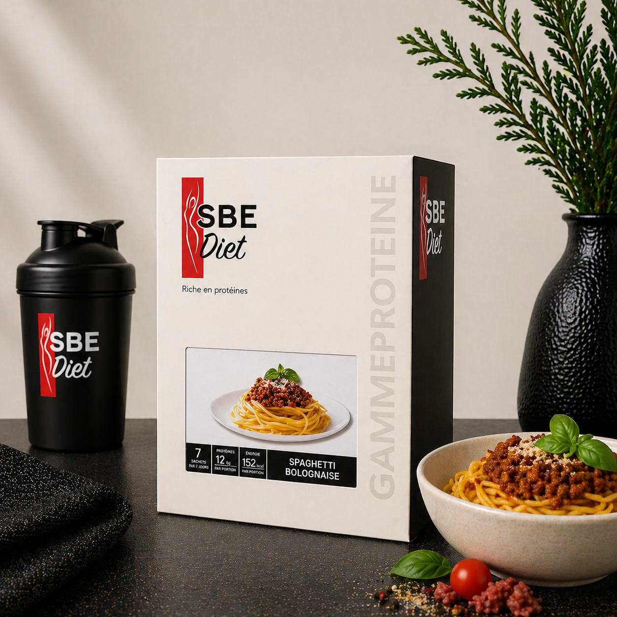 Pâtes bolognaise hyperprotéinées Ma boutique